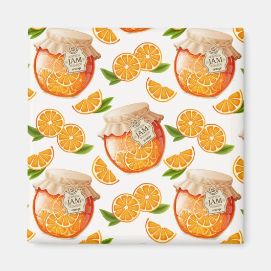 Aimant Jam orange (Devant)