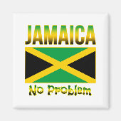 Aimant Jamaica Flag No Problem (Devant)