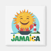 Aimant Jamaica happy (Devant)