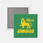 Aimant Jamaica Rasta Lion (Recto/Verso)