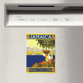 Aimant Jamaïque, affiche Vintage voyage (In Situ (Lave-vaisselle))