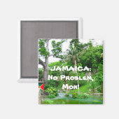 Aimant JAMAÏQUE : Pas de problème, lun ! (Recto/Verso)