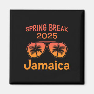 Aimant Jamaïque Spring Break 2025 Family Vacation Beach V