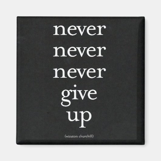 Aimant Jamais, n'abandonnez (Devant)