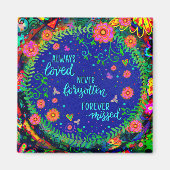 Aimant Jamais Oublié Sympathie Perte Inspirationnelle Flo (Devant)