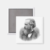 Aimant JAMEs CLERK MAXWELL (Recto/Verso)