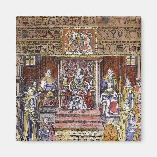 Aimant James Ier d'Angleterre à Court, (Devant)