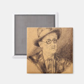 Aimant James Joyce (Recto/Verso)