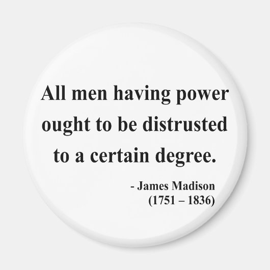 Aimant James Madison Citation 1a (Devant)