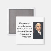 Aimant James Madison Citation 2b (Recto/Verso)