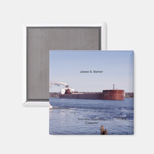 Aimant James R. Barker aimnet (Recto/Verso)