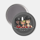 Aimant Jammers pivote bloqueurs oh mon (Recto/Verso)