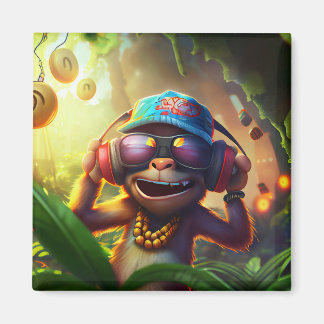 Aimant Jammin Monkey