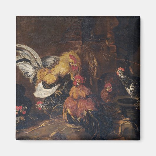 Aimant Jan Fyt Cockfight (Devant)