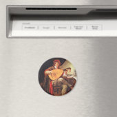 Aimant Jan Steen. Autoportrait jouant du luth (In Situ (Lave-vaisselle))