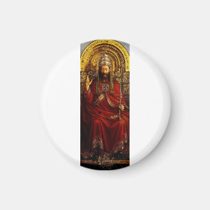Aimant Jan van Eyck Dieu le Père sur un Trône Beaux-Arts