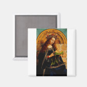 Aimant Jan van Eyck - Vierge Marie Collection d'art fin (Recto/Verso)