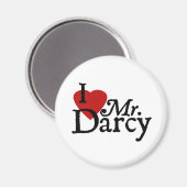 Aimant Jane Austen J'AIME M. Darcy (Recto/Verso)