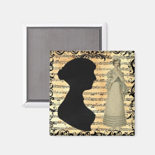 Aimant Jane Austen Music (Recto/Verso)