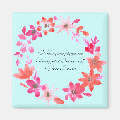 Aimant Jane Austen Self-Care Quote – Mansfield Park (Devant)