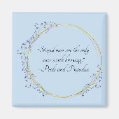 Aimant Jane Austen Stupid Men Quote, Pride and Prejudice (Devant)