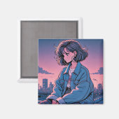 Aimant Japan Anime 90's (Recto/Verso)