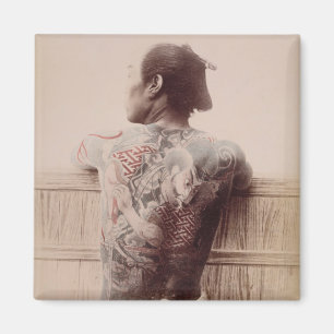 Aimant Japanese Bridegroom's Tattoos, c.1880 (photo)