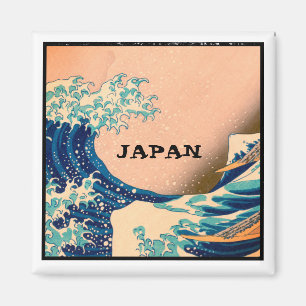 Aimant Japon - Art japonais (Grande vague au large de Kan