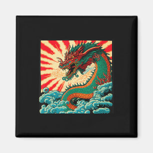 Aimant Japon Dragon Anime Japon Dragons chinois Tattoo