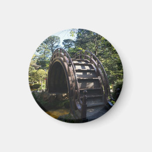 Aimant japonais de pont en tambour de jardin de