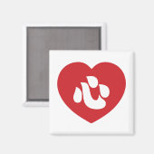 Aimant Japonais Shin Kanji Kokoro 心 coeur (Recto/Verso)