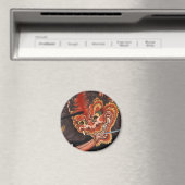 Aimant Japonais Yokai Oni King Fine Art (In Situ (Lave-vaisselle))