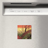 Aimant Japonisme : Arbre à prune fleuri par Vincent van G (In Situ (Lave-vaisselle))