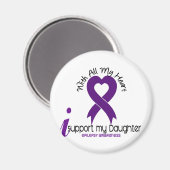 Aimant J'Appuie L'Épilepsie De Ma Fille (Recto/Verso)