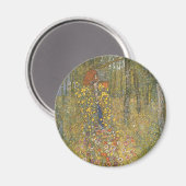 Aimant Jardin agricole avec Crucifix (par Gustav Klimt) (Recto/Verso)