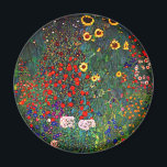 Aimant Jardin aux fleurs Gustav Klimt<br><div class="desc">Magnet représentant la peinture à l’huile de Gustav Klimt Farm Garden with Sunflowers (1907). Un beau jardin de tournesols et de belles fleurs bleues,  rouges,  violettes,  roses et blanches. Un grand cadeau pour les amateurs d'art Art Nouveau et autrichien.</div>