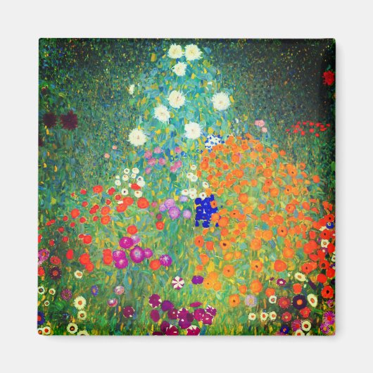 Aimant Jardin aux fleurs Gustav Klimt (Devant)