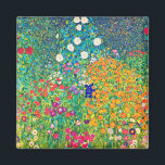 Aimant Jardin aux fleurs, Gustav Klimt<br><div class="desc">Gustav Klimt (14 juillet 1862 - 6 février 1918) était un peintre symboliste autrichien et l'un des membres les plus en vue du mouvement de la sécession de Vienne. Klimt est réputé pour ses peintures, peintures murales, croquis et autres objets d'art. Outre ses oeuvres figuratives, qui comprennent des allégories et...</div>