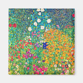Aimant Jardin aux fleurs, Gustav Klimt (Devant)