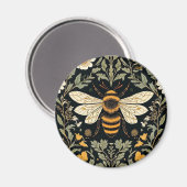 Aimant Jardin d'abeilles vintage (Recto/Verso)