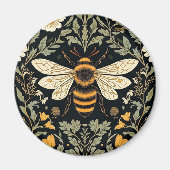 Aimant Jardin d'abeilles vintage (Devant)