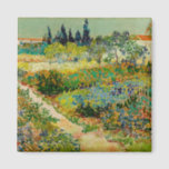 Aimant Jardin d'Arles | Vincent Van Gogh<br><div class="desc">Jardin d'Arles (1888) de l'artiste post-impressionniste néerlandais Vincent Van Gogh. L'oeuvre originale est une huile sur toile représentant un paysage luxuriant de fleurs colorées. 

Utilisez les outils de conception pour ajouter du texte personnalisé ou personnaliser l'image.</div>