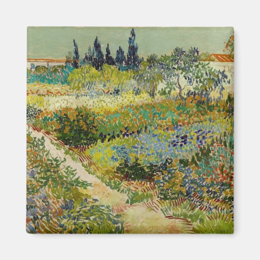 Aimant Jardin d'Arles | Vincent Van Gogh (Devant)