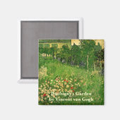 Aimant Jardin de Daubigny par Vincent van Gogh, Le Jardin (Recto/Verso)