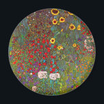 Aimant Jardin de la ferme Gustav Klimt avec l'aimant des<br><div class="desc">Jardin de la ferme Gustav Klimt avec aimant des tournesols. Peinture à l'huile sur toile de 1905-06. Bien que Klimt soit le plus reconnu pour sa période d'or qui a produit des oeuvres classiques comme The Kiss et Portrait of Adele Bloch Bauer, l'artiste a également produit quelques peintures de paysage...</div>