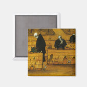 Aimant Jardin de la mort (par Hugo Simberg) (Recto/Verso)