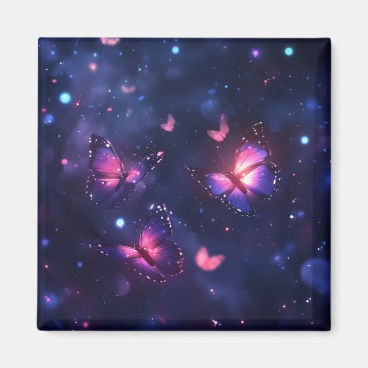 Aimant Jardin de papillons de nuit céleste (Devant)