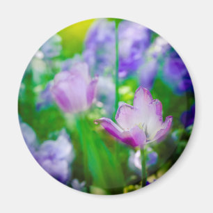 Aimant Jardin de tulipes, Giverny, France