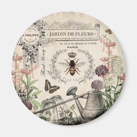 AIMANT JARDIN DES BEE FRANÇAIS (Devant)