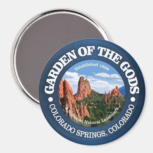 Aimant Jardin des Dieux (Recto/Verso)